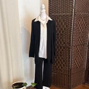 CYNTHIA ROWLEY 100% Extrafine Merino Wool Sweater Women's Minimalist Size Medium